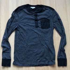 J. Crew black cotton knit tee